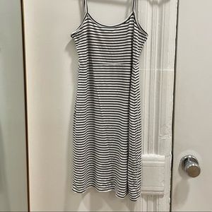 Brandy Melville - Blue and White stripe mini dress